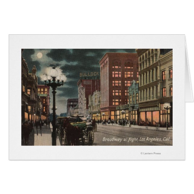 Los Angeles, CAStreet View of Broadway (Vorderseite (Horizontal))