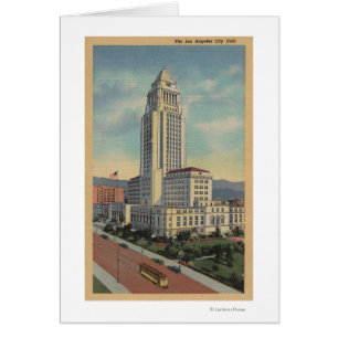 Los Angeles, CAView von Rathaus und von