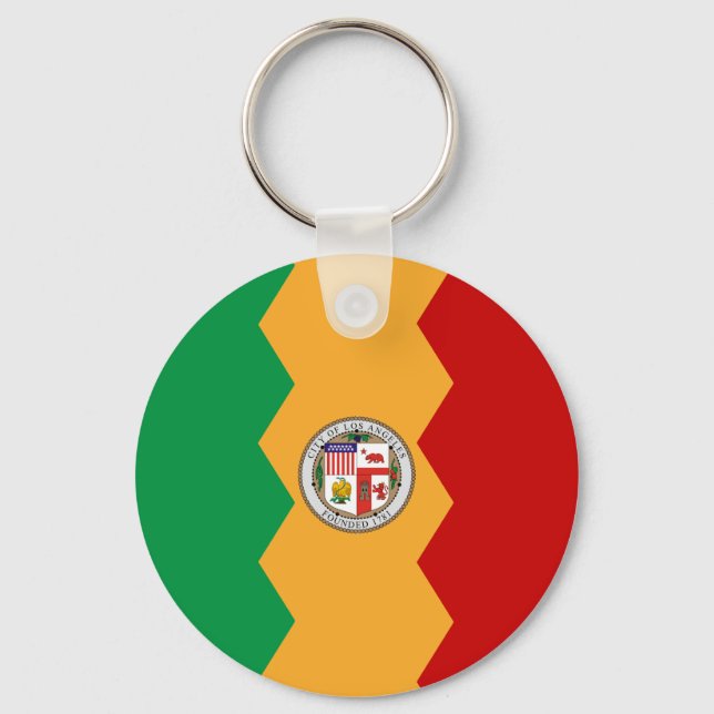 Los Angeles City Flag Schlüsselanhänger (Vorderseite)