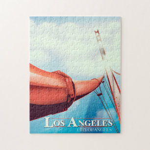 Los Angeles "City of Angels" Feriposter.