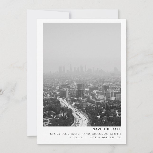 Los Angeles City Save the Date (Vorderseite)