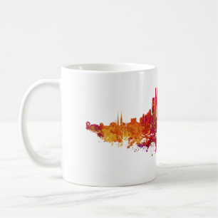 Los Angeles City Skyline Colorful Kaffeetasse
