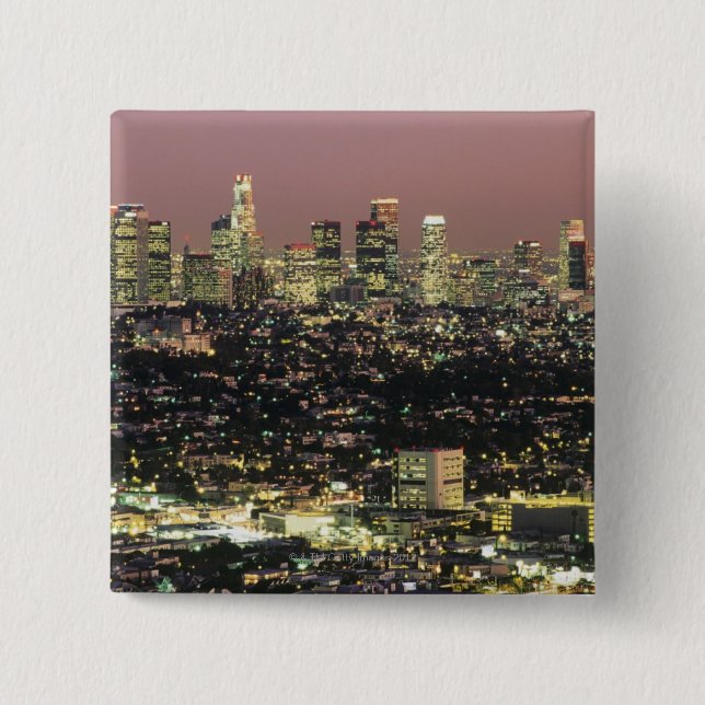 Los Angeles Cityscape Button (Vorderseite)