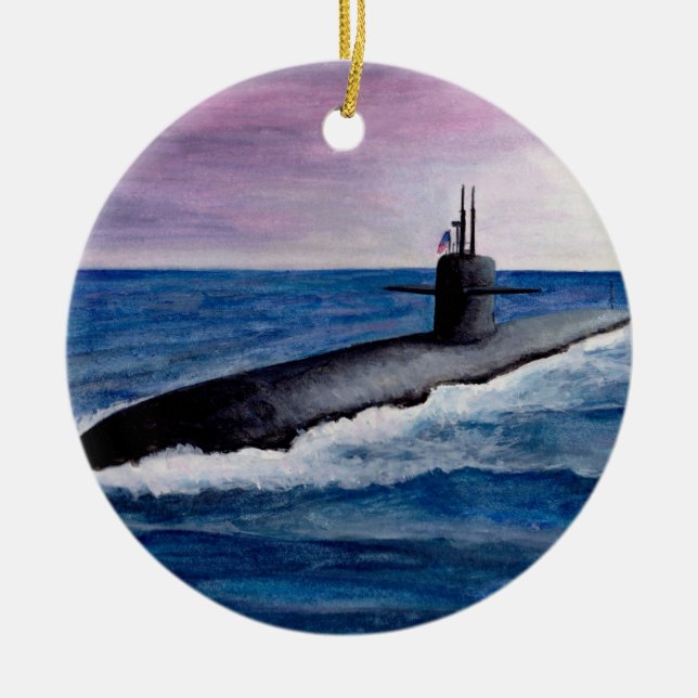 Los Angeles Class Submarine Keramik Ornament (Vorne)