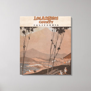 Los Angeles County, Kalifornien Leinwanddruck