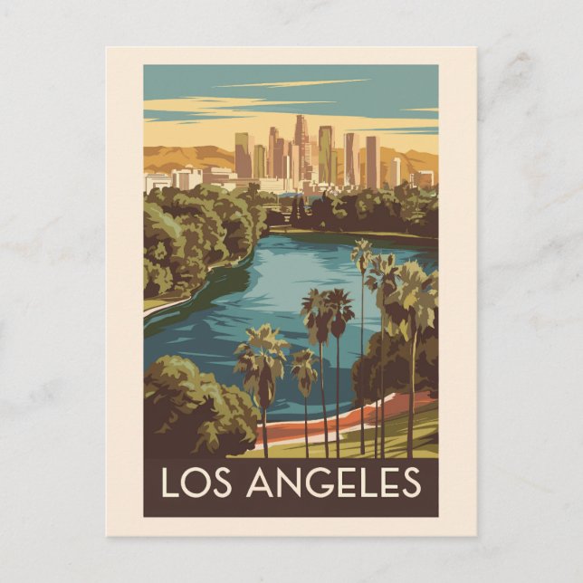Los Angeles Echo Park Treviso - The Restaurant Vin Postkarte (Vorderseite)