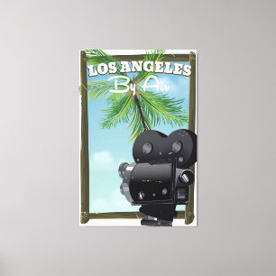 Los Angeles Film Kamerareiseplakat Leinwanddruck