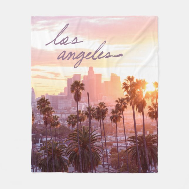 Los Angeles Fleecedecke (Vorderseite)