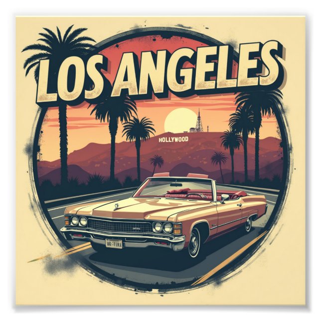 Los Angeles Fotodruck (Vorne)