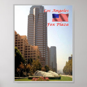 Los Angeles - Fox Plaza - Vereinigte Staaten - Poster