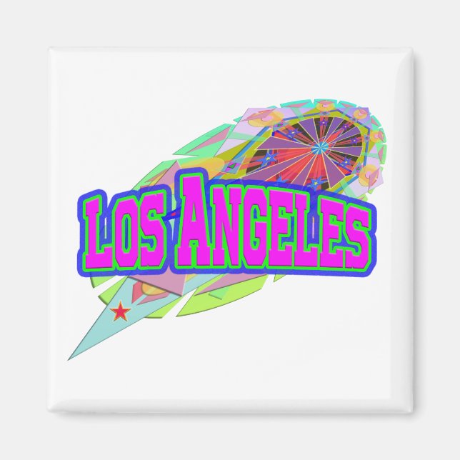 Los Angeles Future Magnet (Devant)