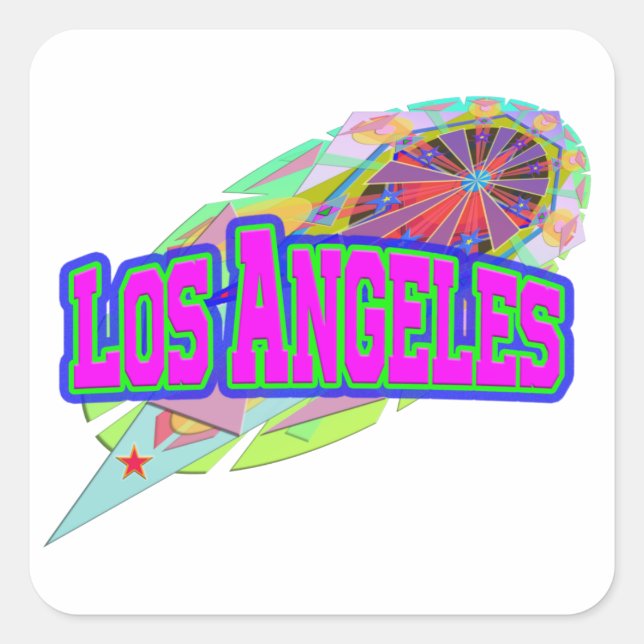 Los Angeles Future Sticker (Vorderseite)
