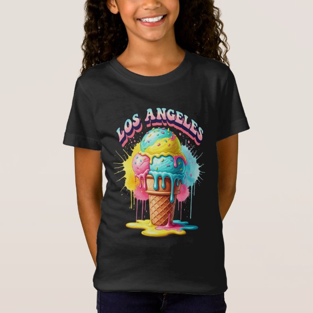 Los Angeles, geschmolzene Eiscreme von Natasha Us T-Shirt (Vorderseite)