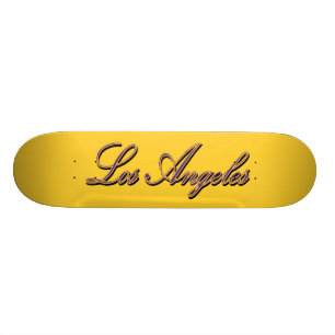 Los Angeles-Goldaktie-Skateboard Skateboard