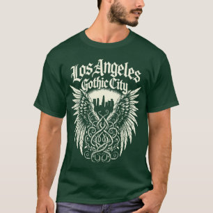 Los Angeles Gothic City Skyline lustig T-Shirt