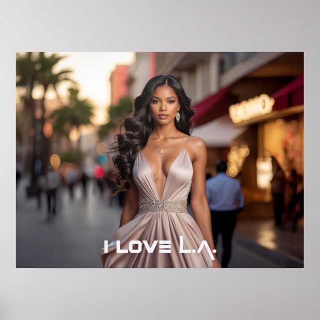 LOS ANGELES - ICH LIEBE LA POSTER (Vorne)