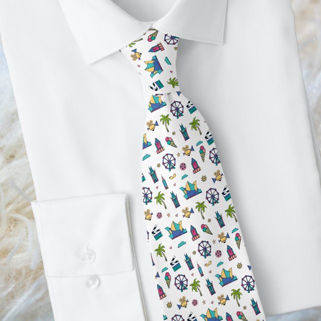 Los Angeles Icon Nahtloses Muster Krawatte (Von Creator hochgeladen)