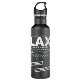Los Angeles International Airport LAX Edelstahlflasche