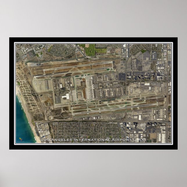 Los Angeles Intl Airport California Poster (Vorne)