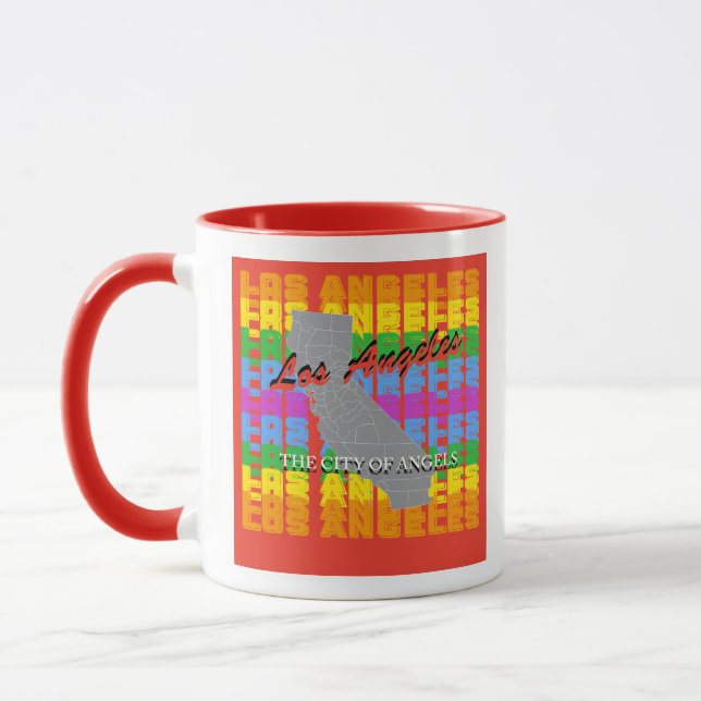 Los Angeles Kaffeetasse  (Links)