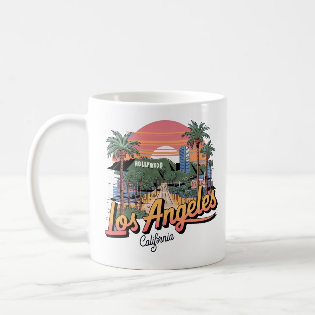 Los Angeles Kaffeetasse (Links)
