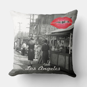 Los Angeles Kalifornien 1935 Olivera Street Foto Kissen