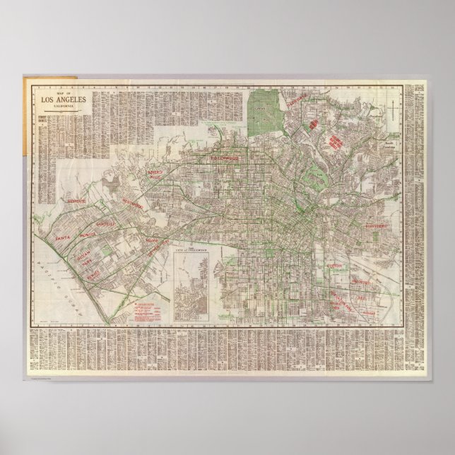 Los Angeles, Kalifornien 2 Poster (Vorne)