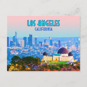 Los Angeles Kalifornien Griffith-Observatorium Postkarte