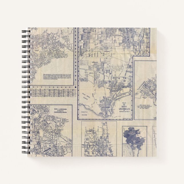 Los Angeles, Kalifornien Notizbuch (Vorderseite)