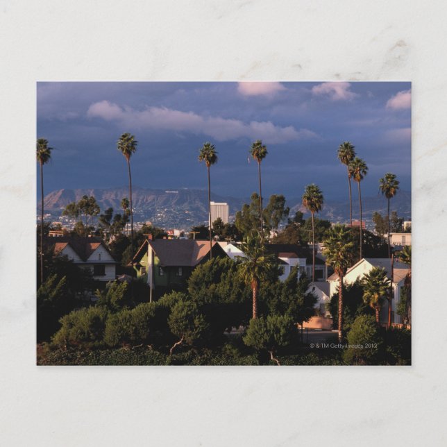 Los Angeles, Kalifornien Postkarte (Vorderseite)