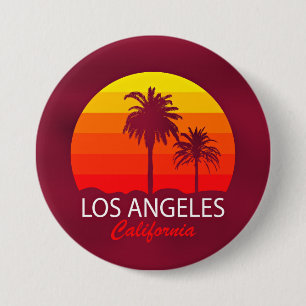 Los Angeles, Kalifornien Sonnenuntergang Button