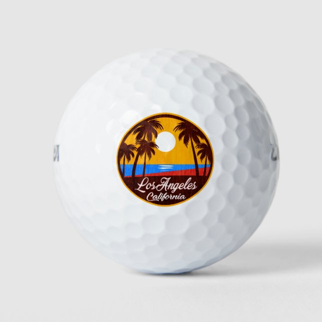 Los Angeles, Kalifornien, Souvenir Golfball (Vorderseite)