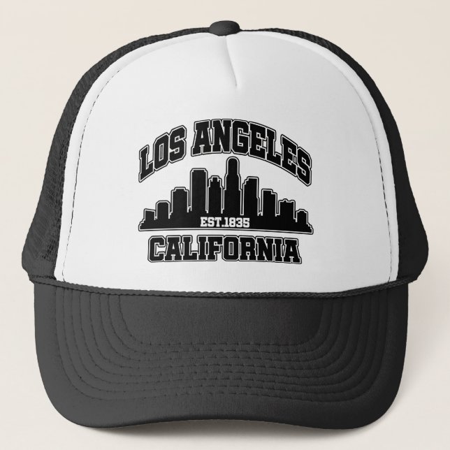 Los Angeles, Kalifornien Truckerkappe (Vorderseite)