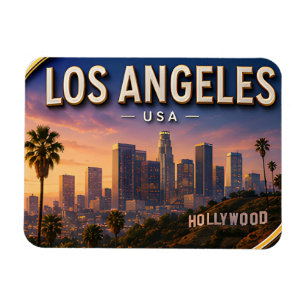 Los Angeles Kalifornien Urlaubs-Souvenir Magnet