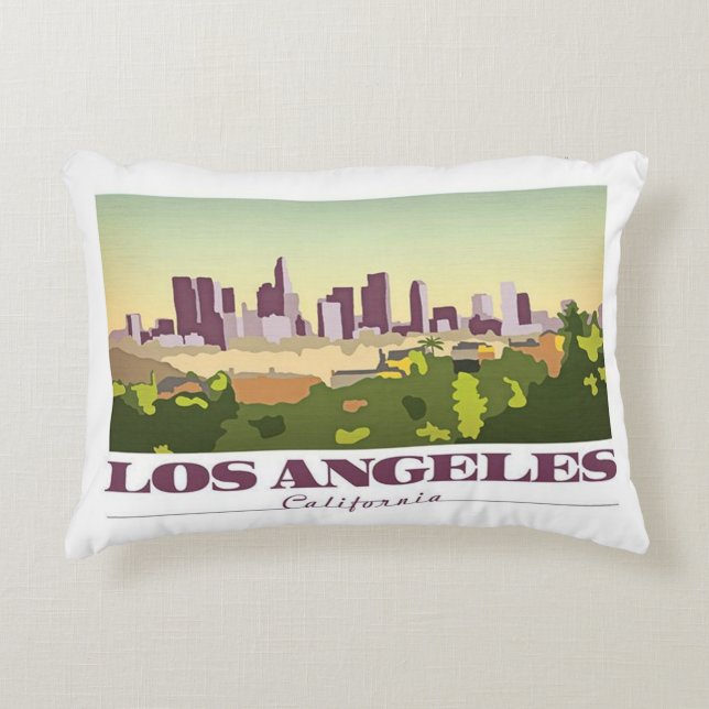 Los Angeles, Kalifornien Zierkissen (Vorderseite)