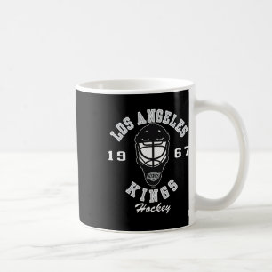 Los Angeles Kings Hockeymaske Dark Heather Lizenzi Kaffeetasse