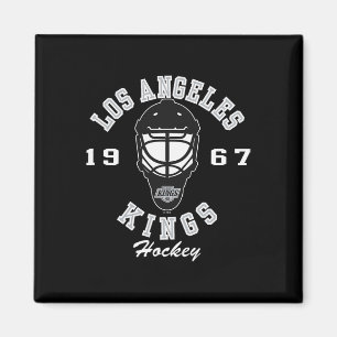 Los Angeles Kings Hockeymaske Dark Heather lizenzi Magnet