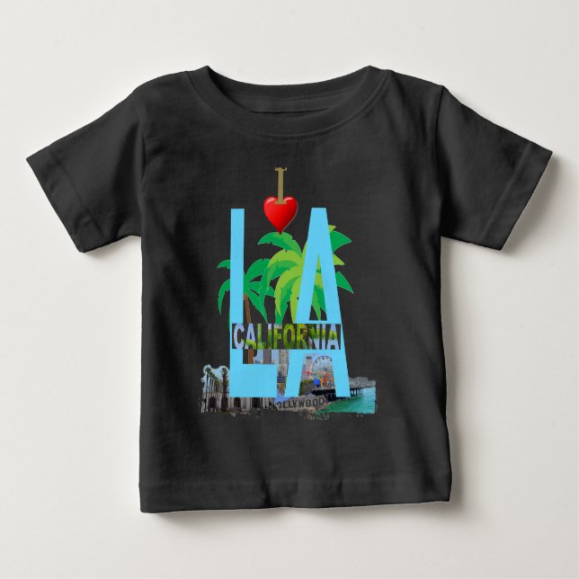 Los Angeles l a california city usa america Baby T-shirt (Vorderseite)