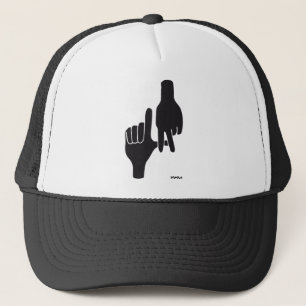 LOS ANGELES-LA-HANDzeichen Truckerkappe