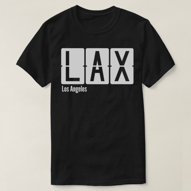 Los Angeles LAX Airport Code T-Shirt (Design vorne)