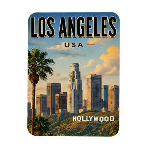 Los Angeles Luxus-Lebensstil Reise-Geschenk Magnet