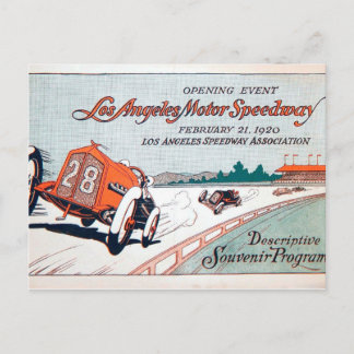 Los Angeles Motor Speedway Postcard Postkarte