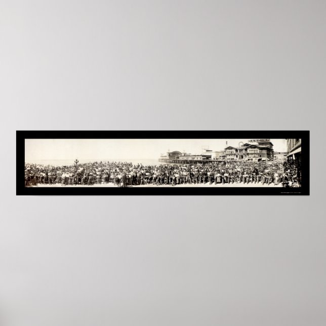 Los Angeles Motorrad Club Foto 1911 Poster (Vorne)