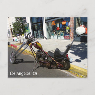Los Angeles Motorrad Postcard! Postkarte