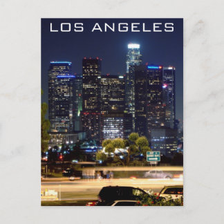 Los Angeles Night Paper Products Postkarte
