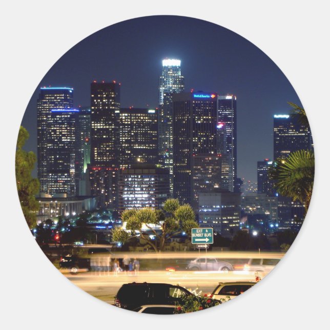 Los Angeles Night Sticker (Vorderseite)