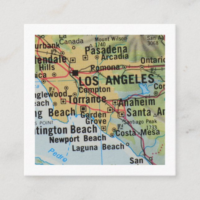 los angeles Nous avons déplacé une nouvelle carte  (Devant)