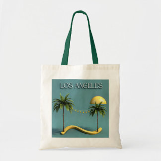 Los Angeles Palm Tree Sonnenuntergang-Tasche Tragetasche