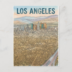 Los Angeles  Postkarte