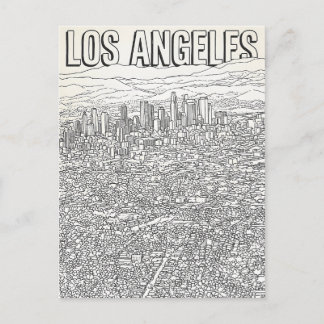 Los Angeles Postkarte